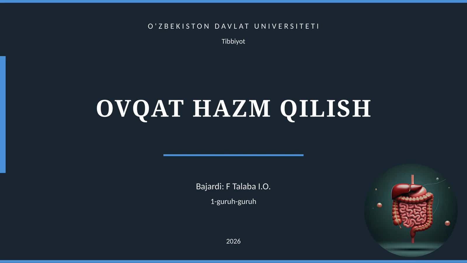OVQAT HAZM QILISH 1