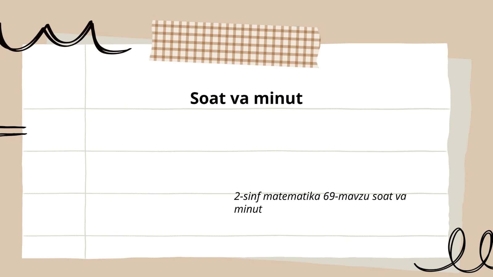 2-sinf matematika 69-mavzu soat va minut 1