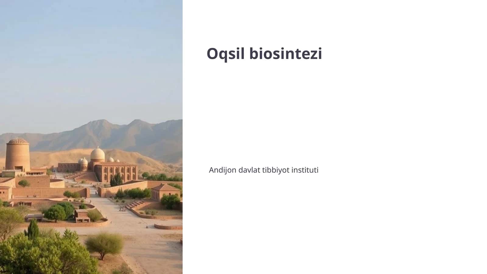 Oqsil biosintezi 1