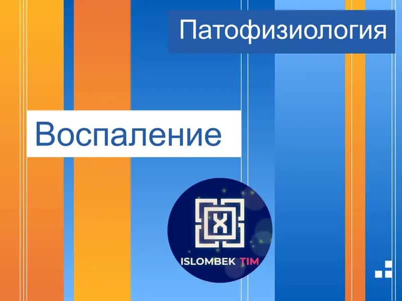 Патофизиология Воспаление 1