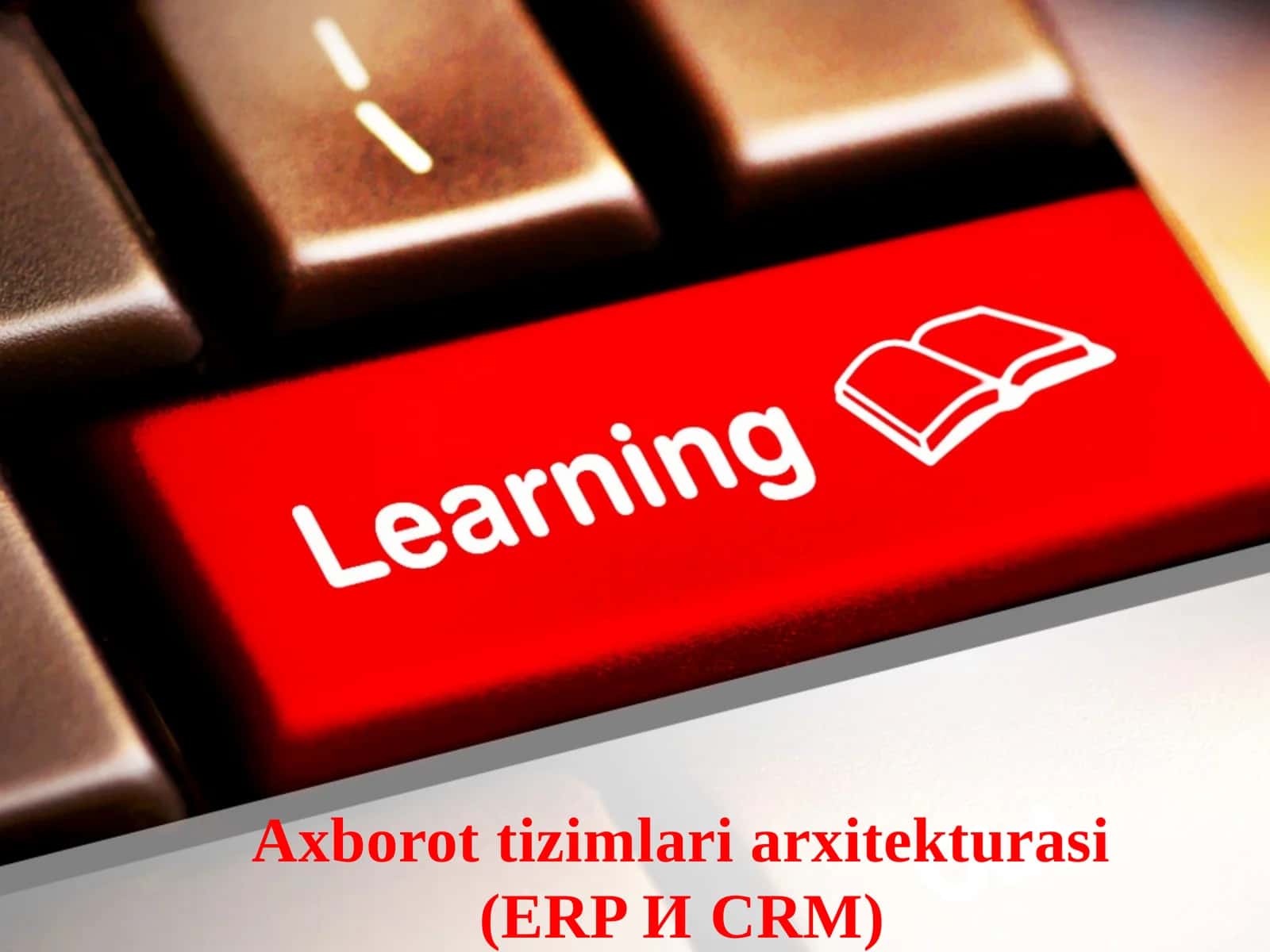 Axborot tizimlari arxitekturasi (ERP И CRM) 1