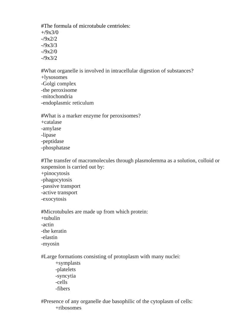 The Formula of Microtubule Centrioles 1