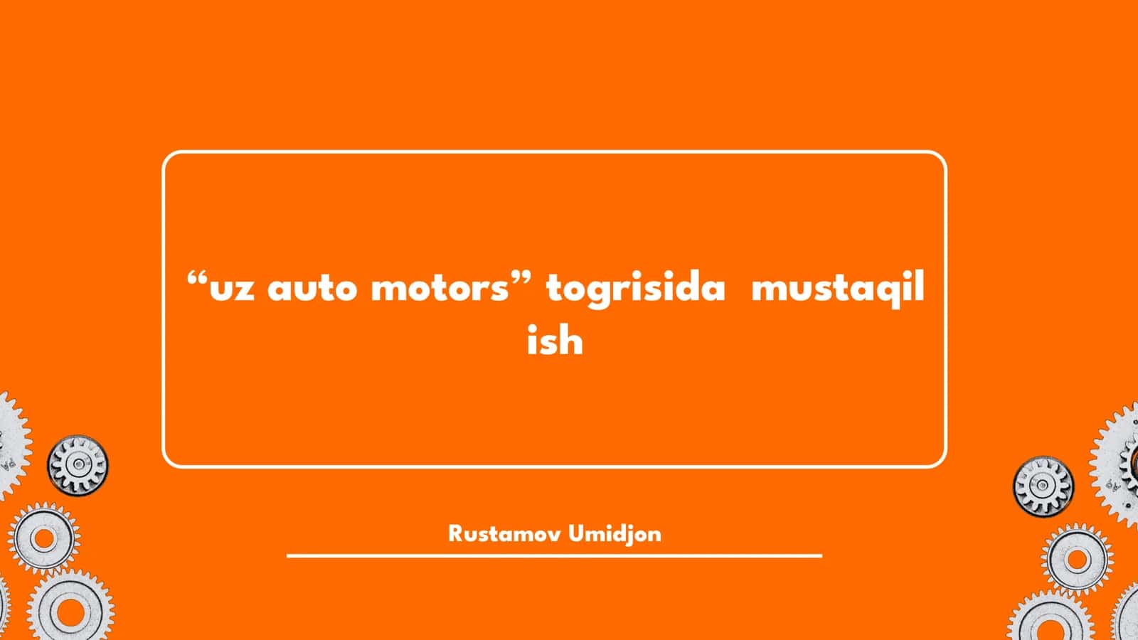 Uz Auto Motors Tarixi 1