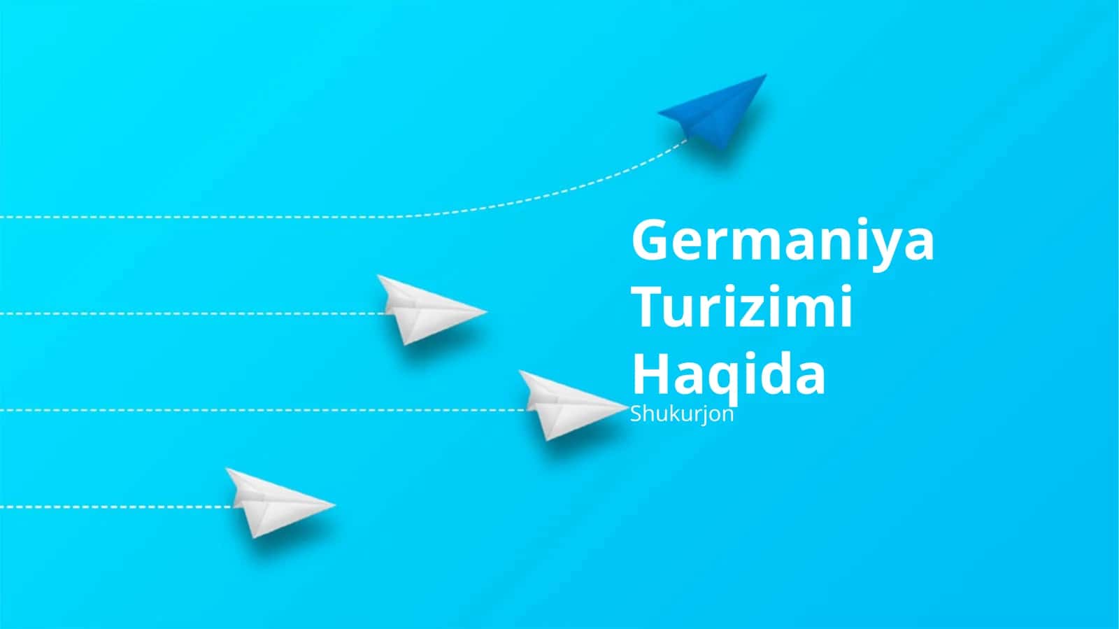 Germaniya Turizimi Haqida 1