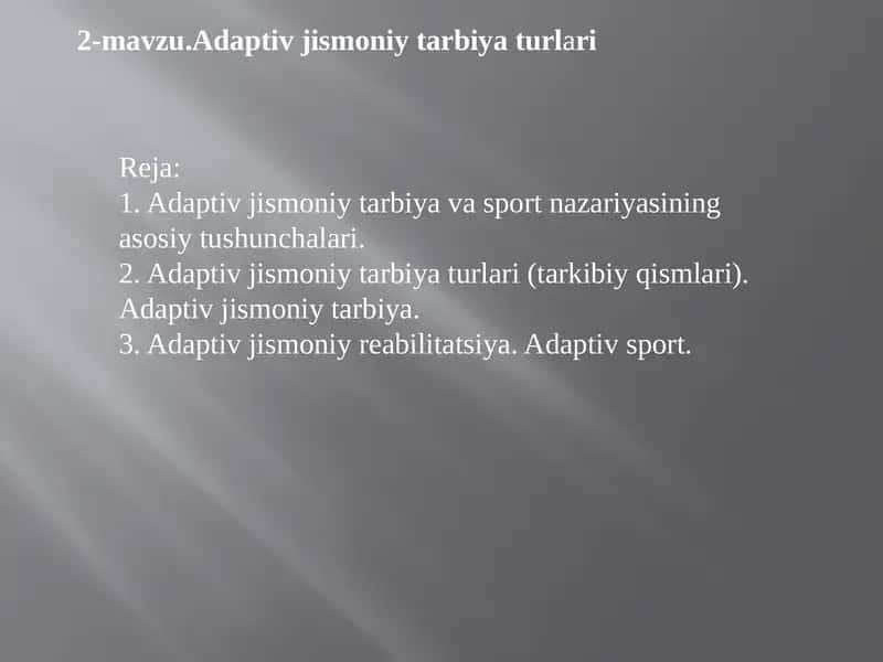 Adaptivjismoniytarbiyaturlari 1
