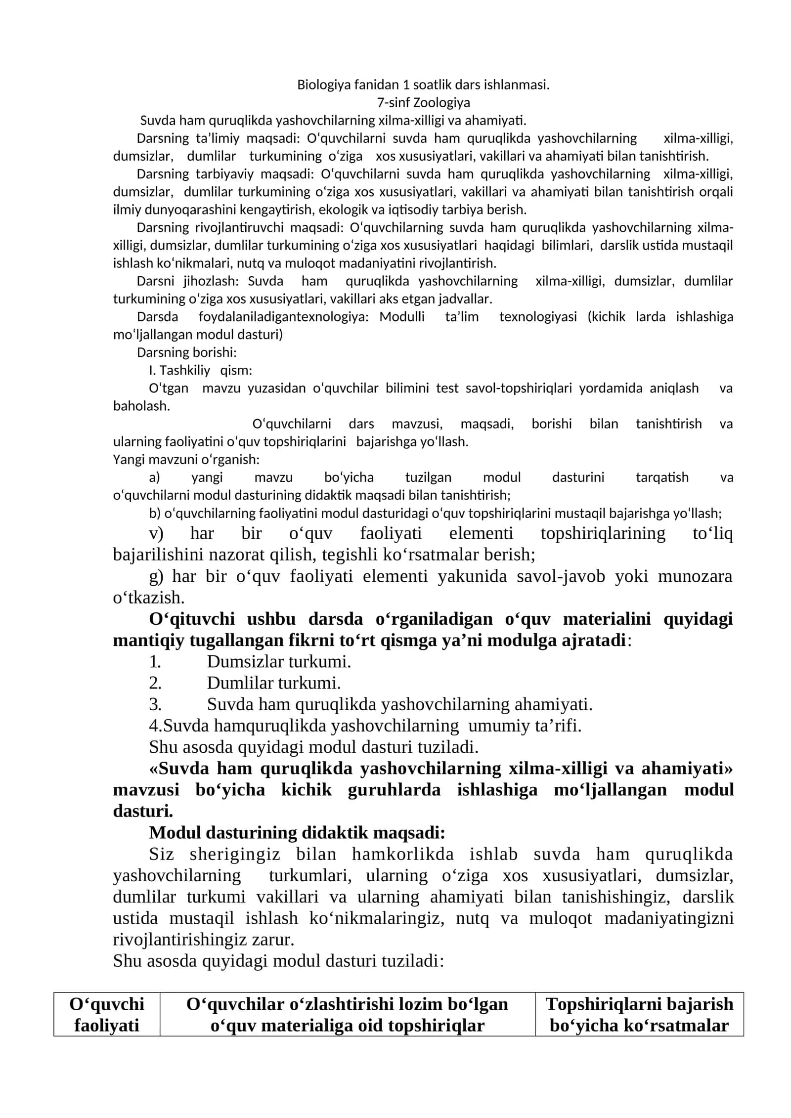 7-sinf Zoologiya 1