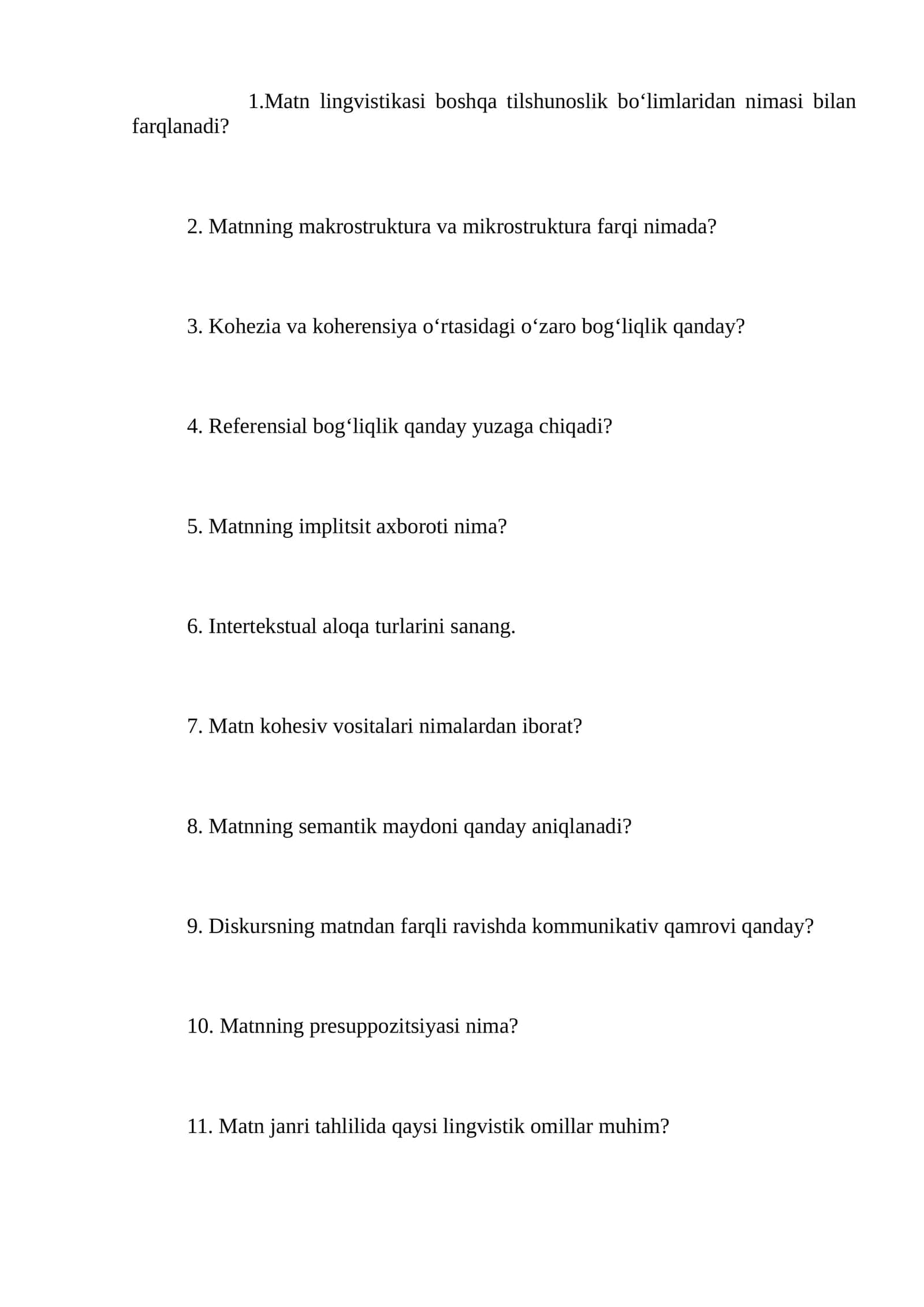 Matn lingvistikasi 1