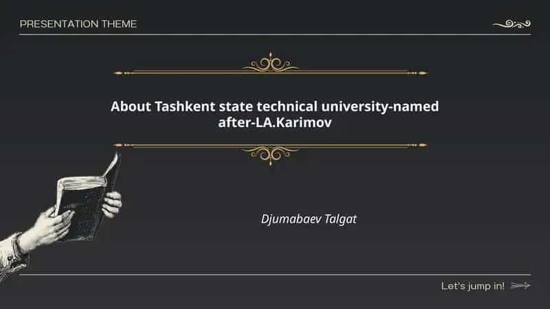 History of Tashkent State Technical University 1