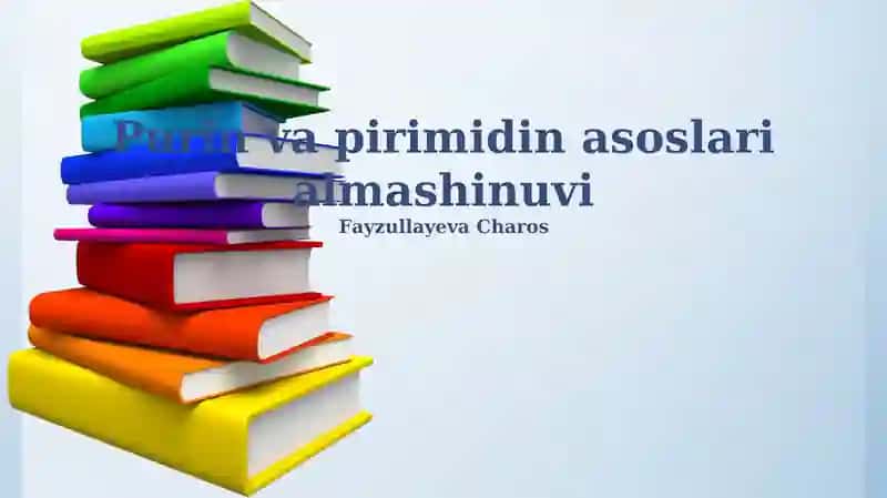 Purin va pirimidin asoslari almashinuvi