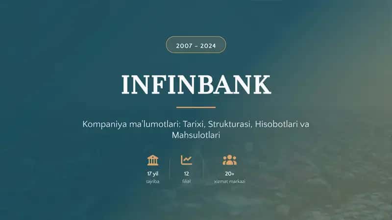 INFINBANK - Kompaniya ma'lumotlari 1