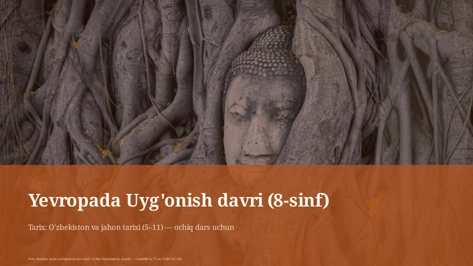 Yevropada Uyg'onish davri (8-sinf) 1