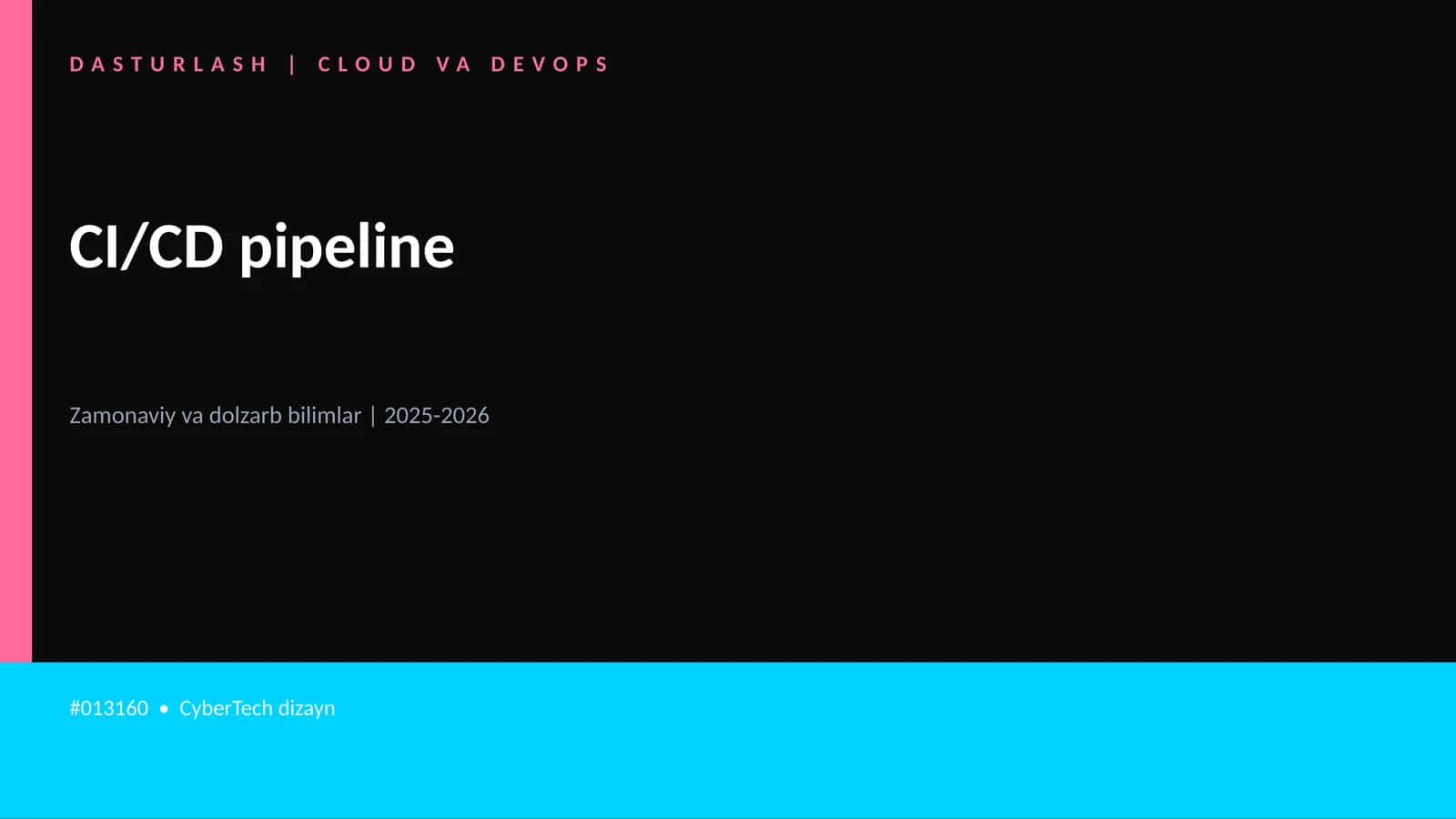 DASTURLASH | CLOUD VA DEVOPS 1