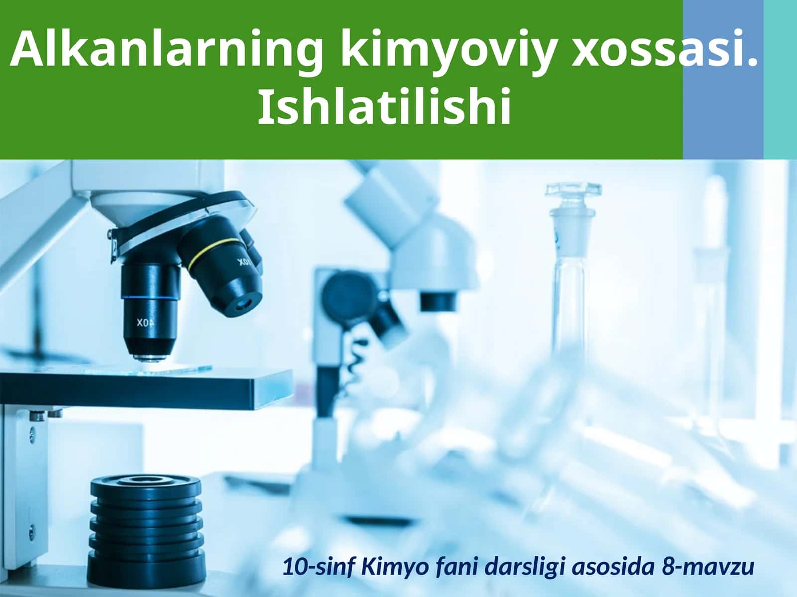 Alkanlarning kimyoviy xossasi 1