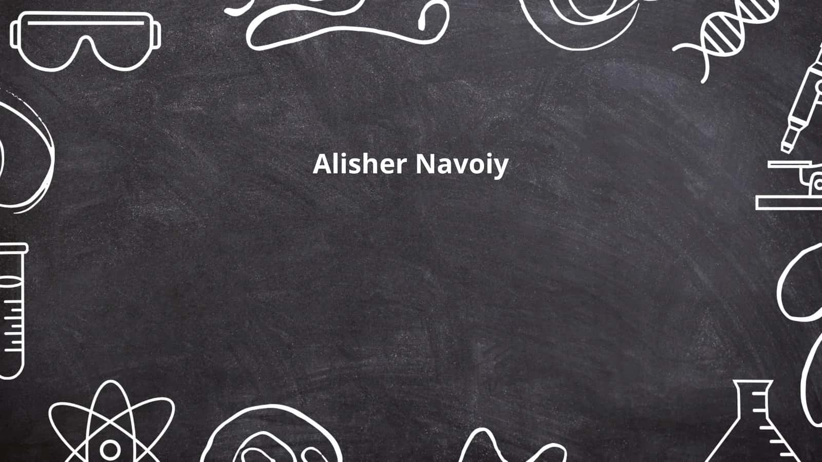 Alisher Navoiy 1