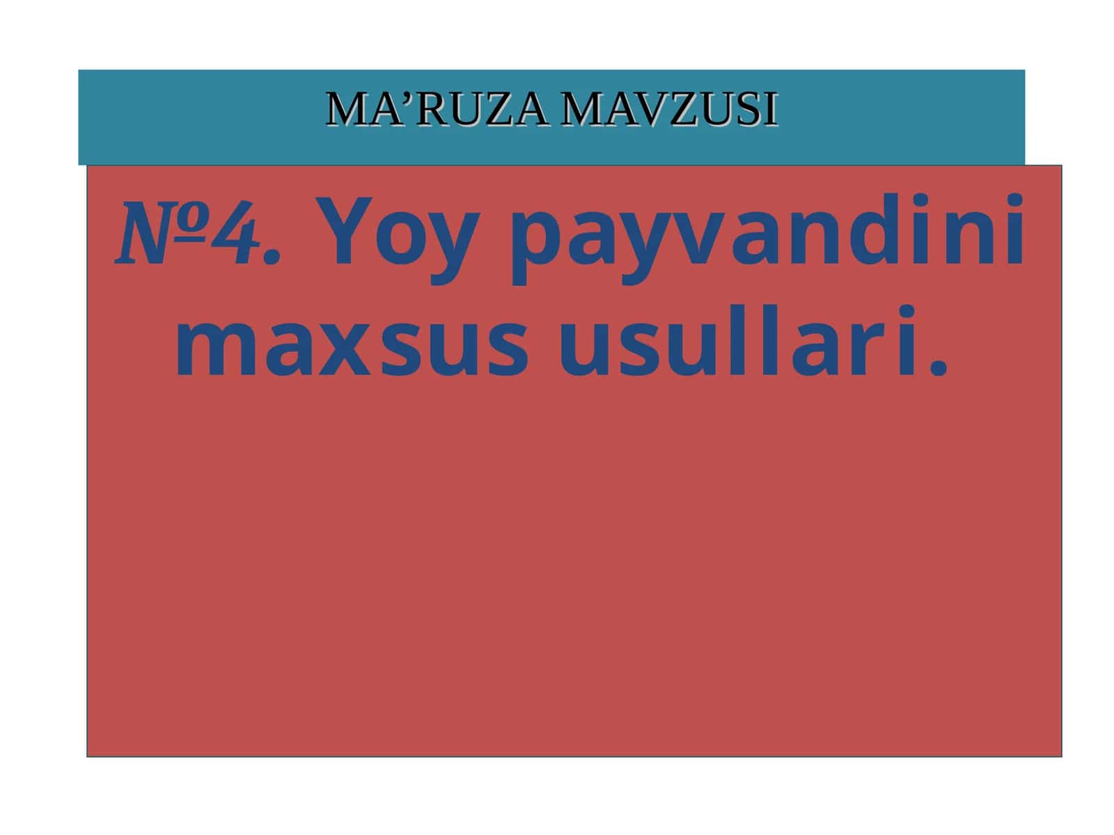 Yoy payvandini maxsus usullari 1