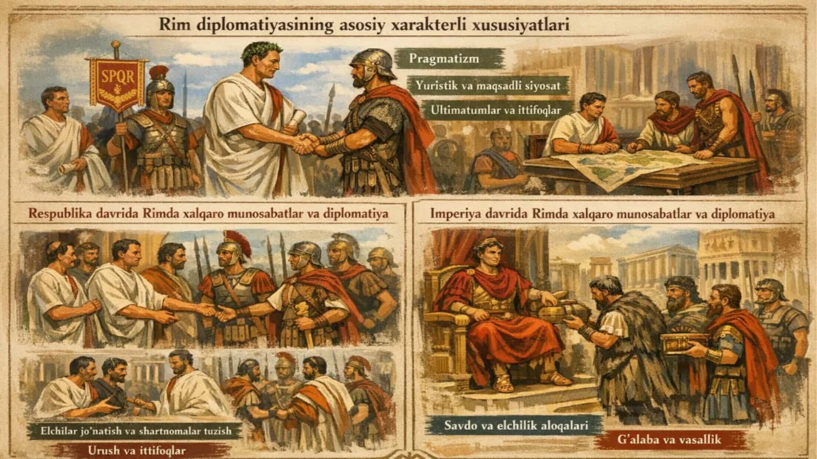 Qadimgi Rimda xalqaro munosabatlar va diplomatiya 1