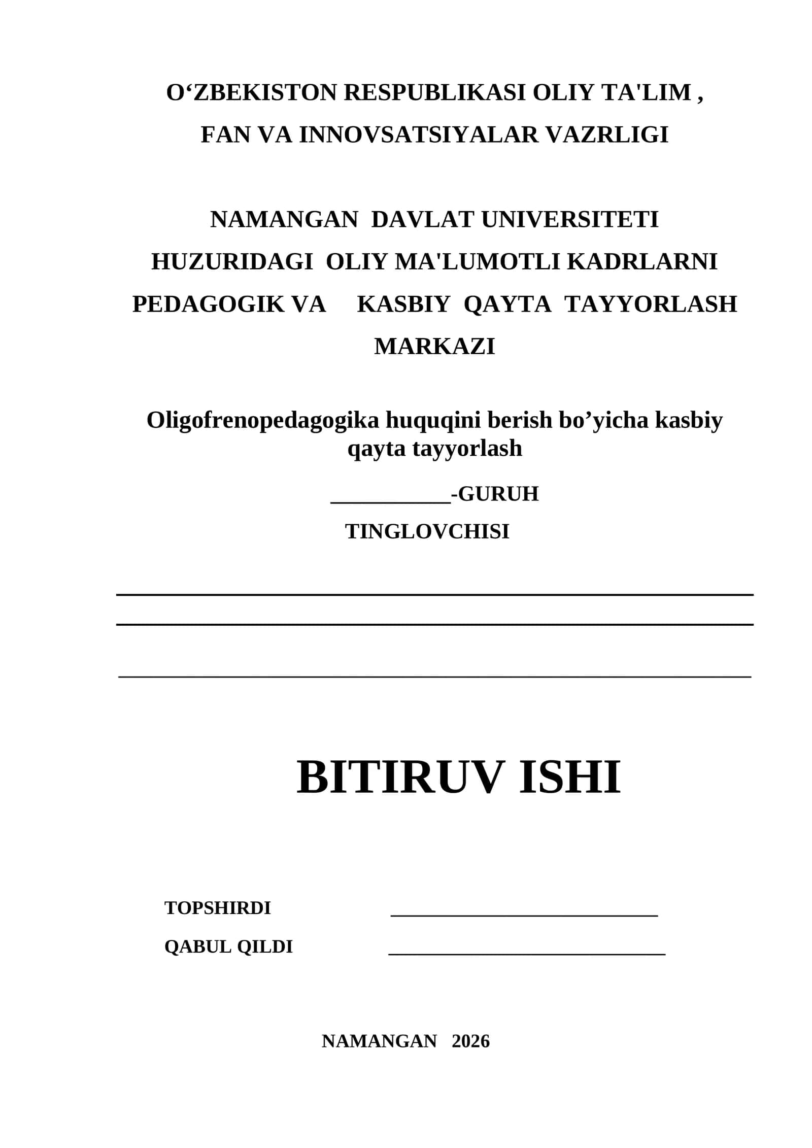 Maktabgacha yoshdagi aqli zaif bolalarning nutqini o‘stirish 1