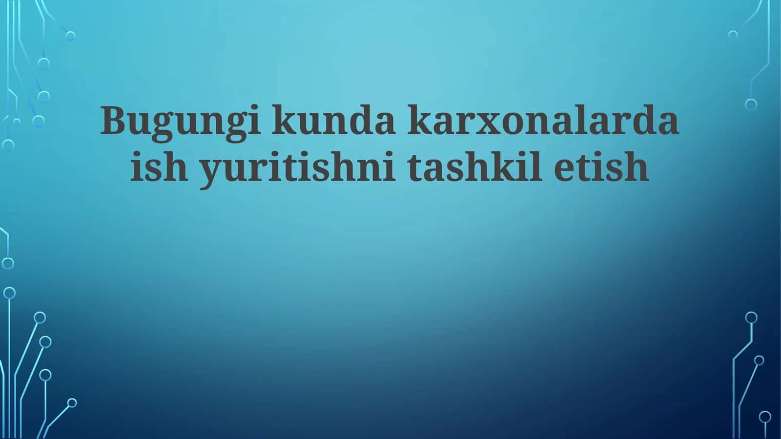 Raqamli Texnologiyalar va Ofis Ishining Avtomatlashuvi 1