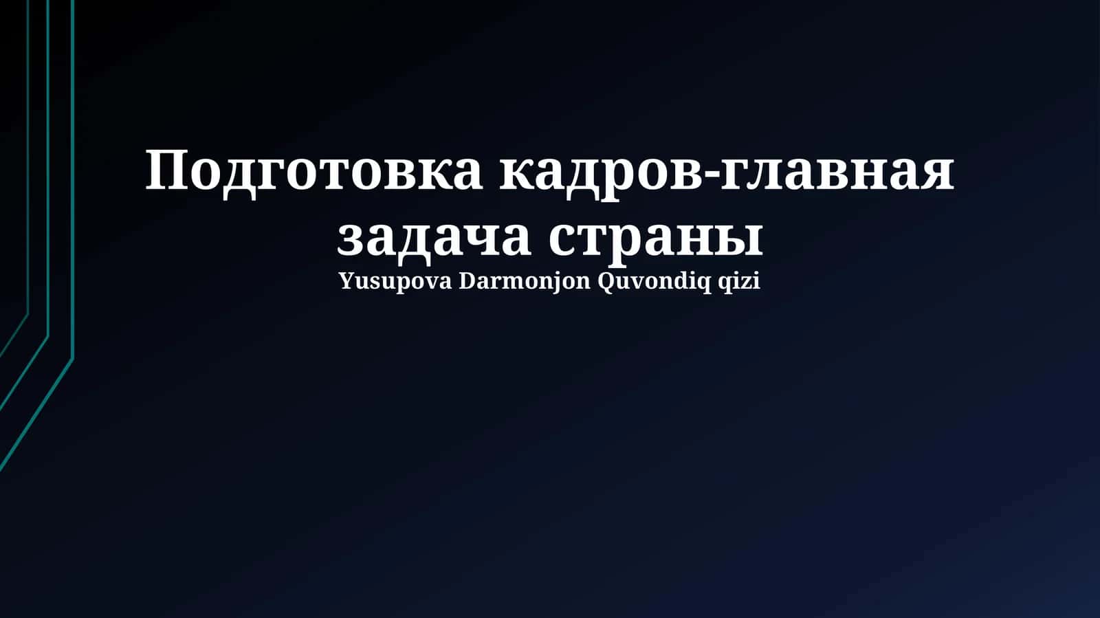 Kasb-hunar ta'limi va o'qitishning yangi usullari 1