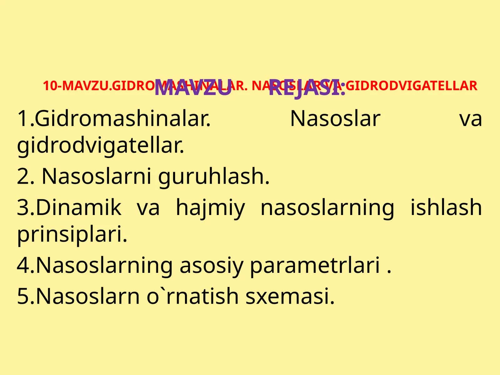 Gidromashinalar.Nasoslarvagidrodvigatellar 1