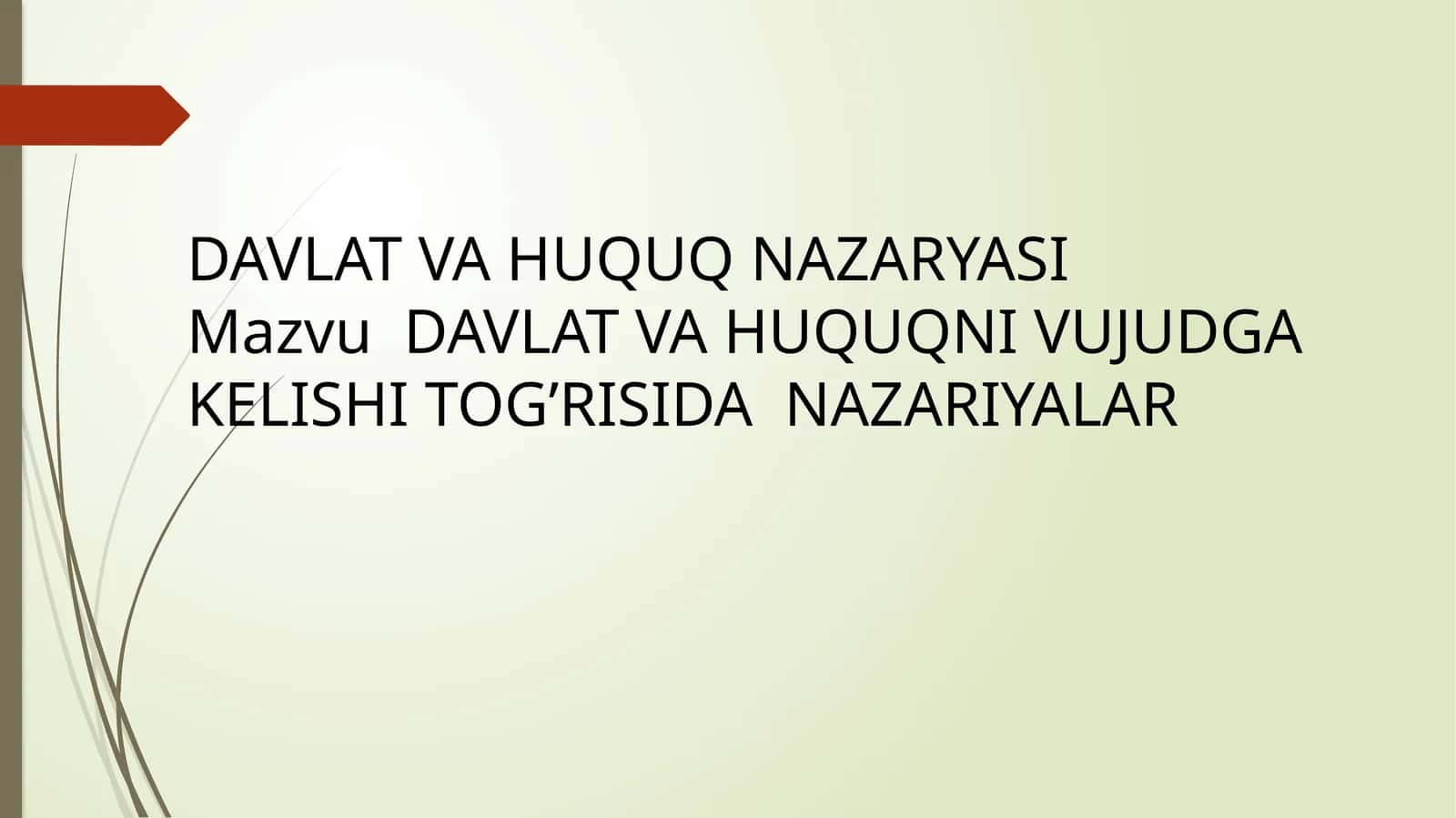 Davlat huquq nazaraya 1