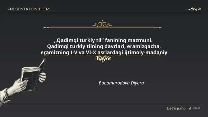 Qadimgi turkiy tilning davrlari 1