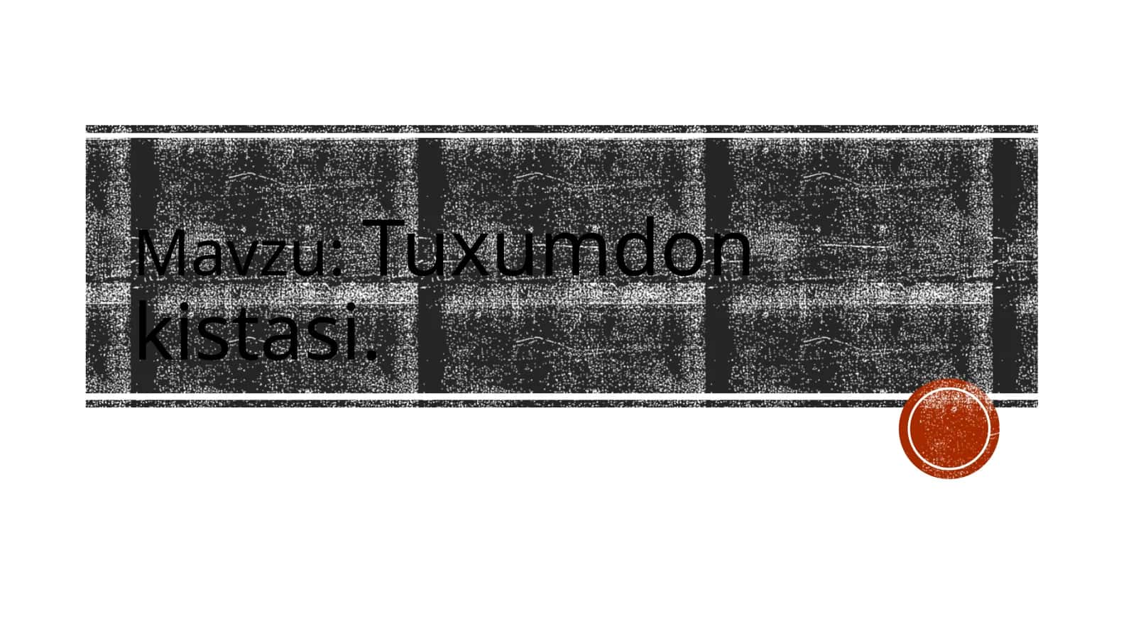 Tuxumdon kistasi 1
