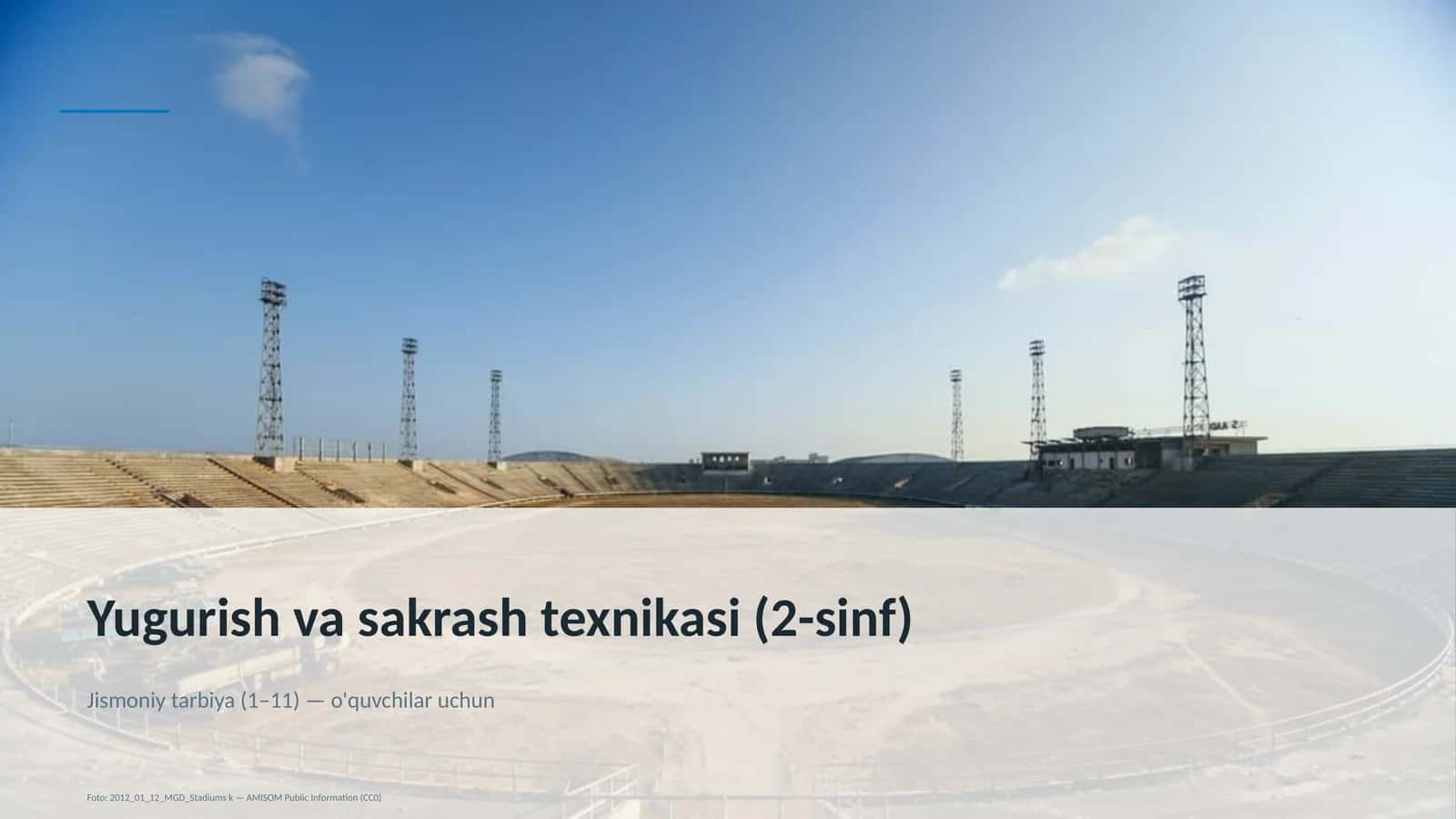 Yugurish va sakrash texnikasi (2-sinf) 1