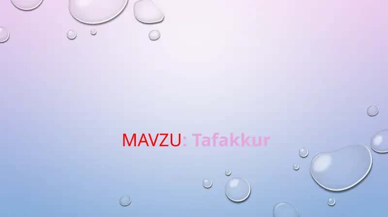 Tafakkur