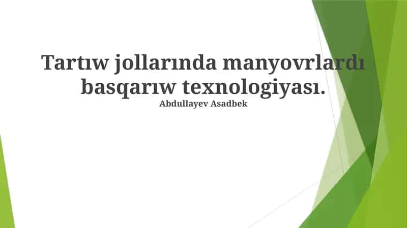 Innovaciyalıq texnologiyalar hám perspektivalar 1
