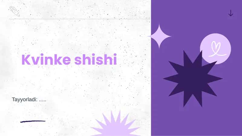 Kvinke shishi 1