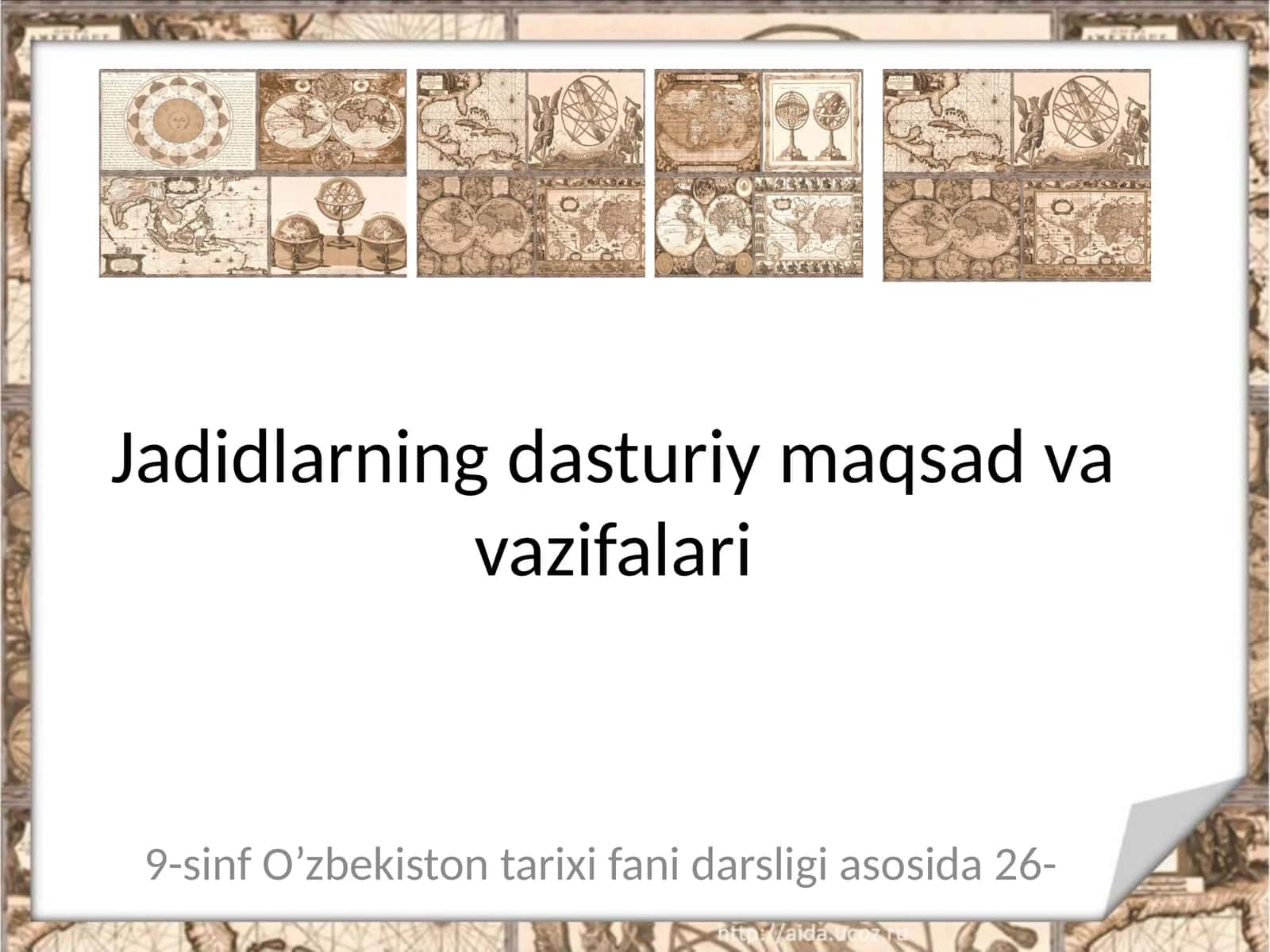 Jadidlarning dasturiy maqsad va vazifalari 1