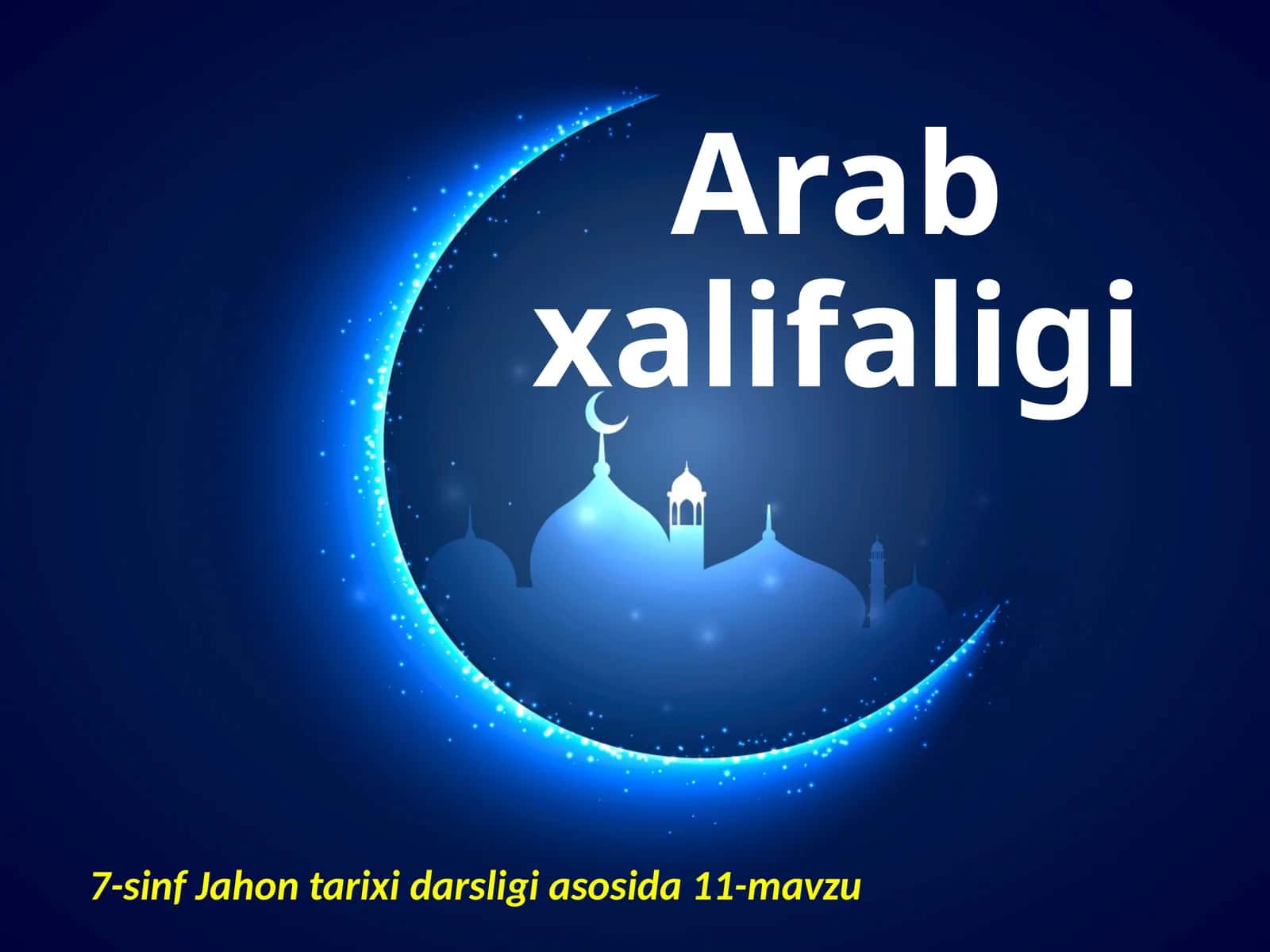 Arab xalifaligi 1