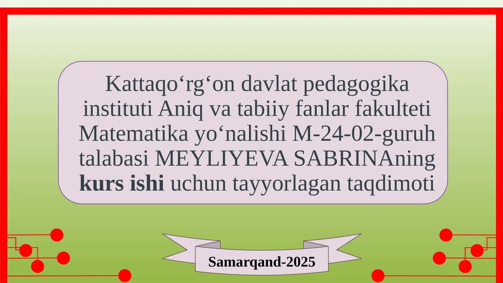 To‘rtinchi darajali tenglamalarni yechishning Ferrari usuli 1