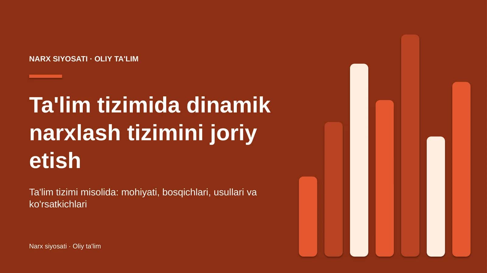 ta'lim tizimida dinamik narxlash tizimini joriy etish 6510 1