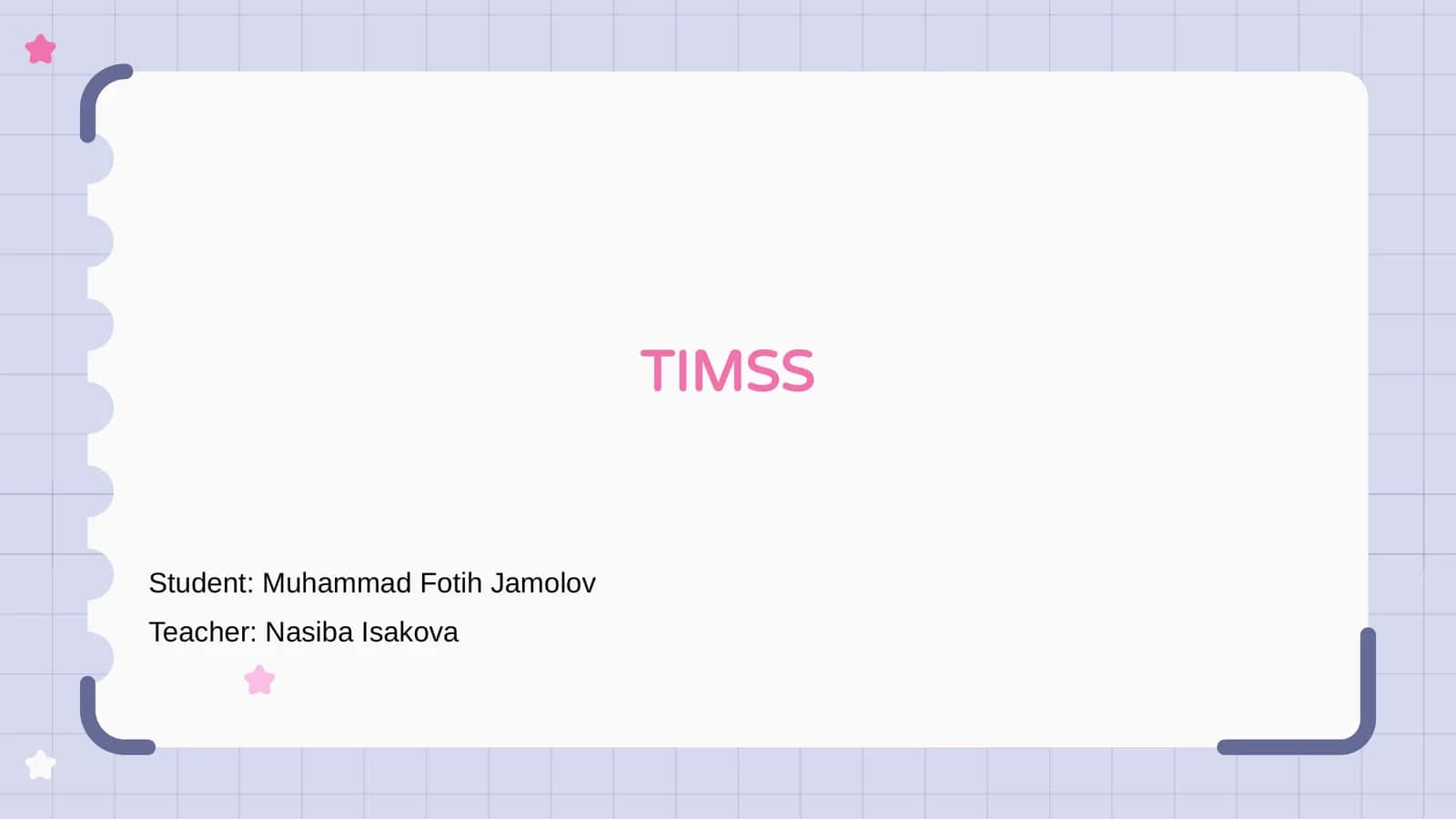 TIMSS 1