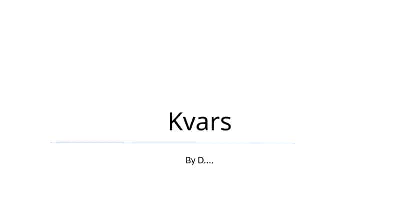 Kvars 1