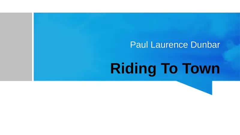 Paul Laurence Dunbar 1