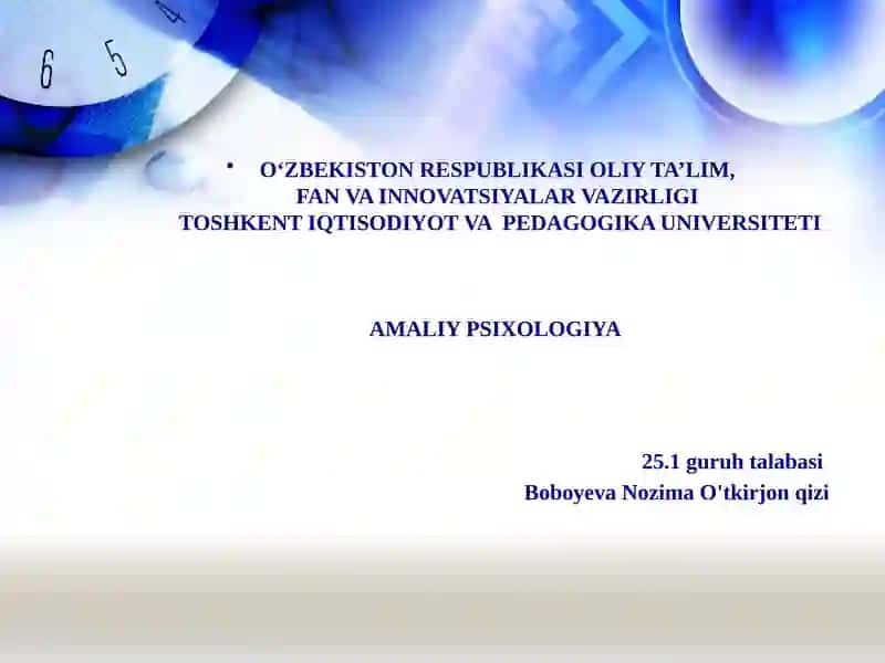 Xotira haqida umumiy tushuncha va uning tavsifi