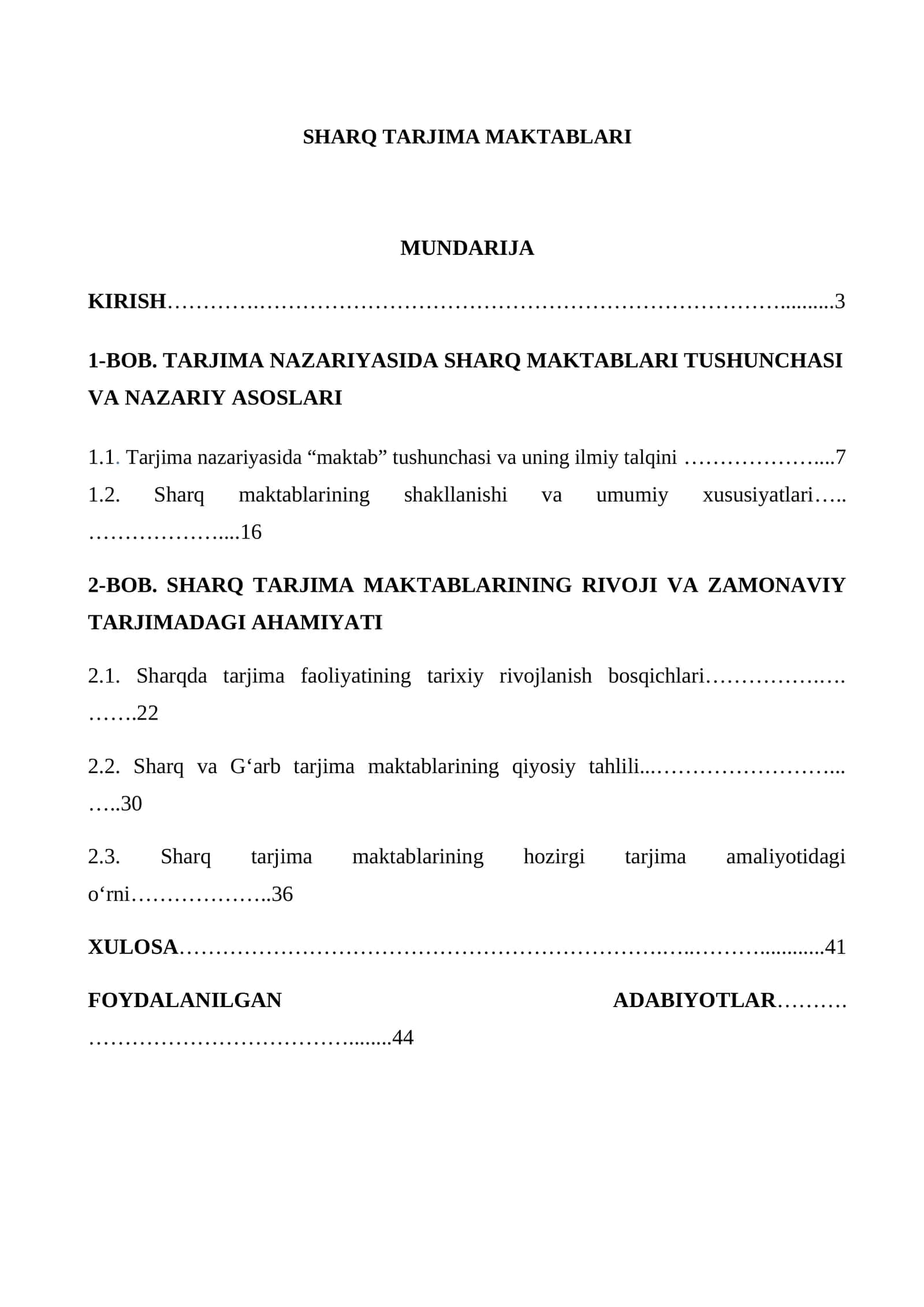 SHARQ TARJIMA MAKTABLARI 1