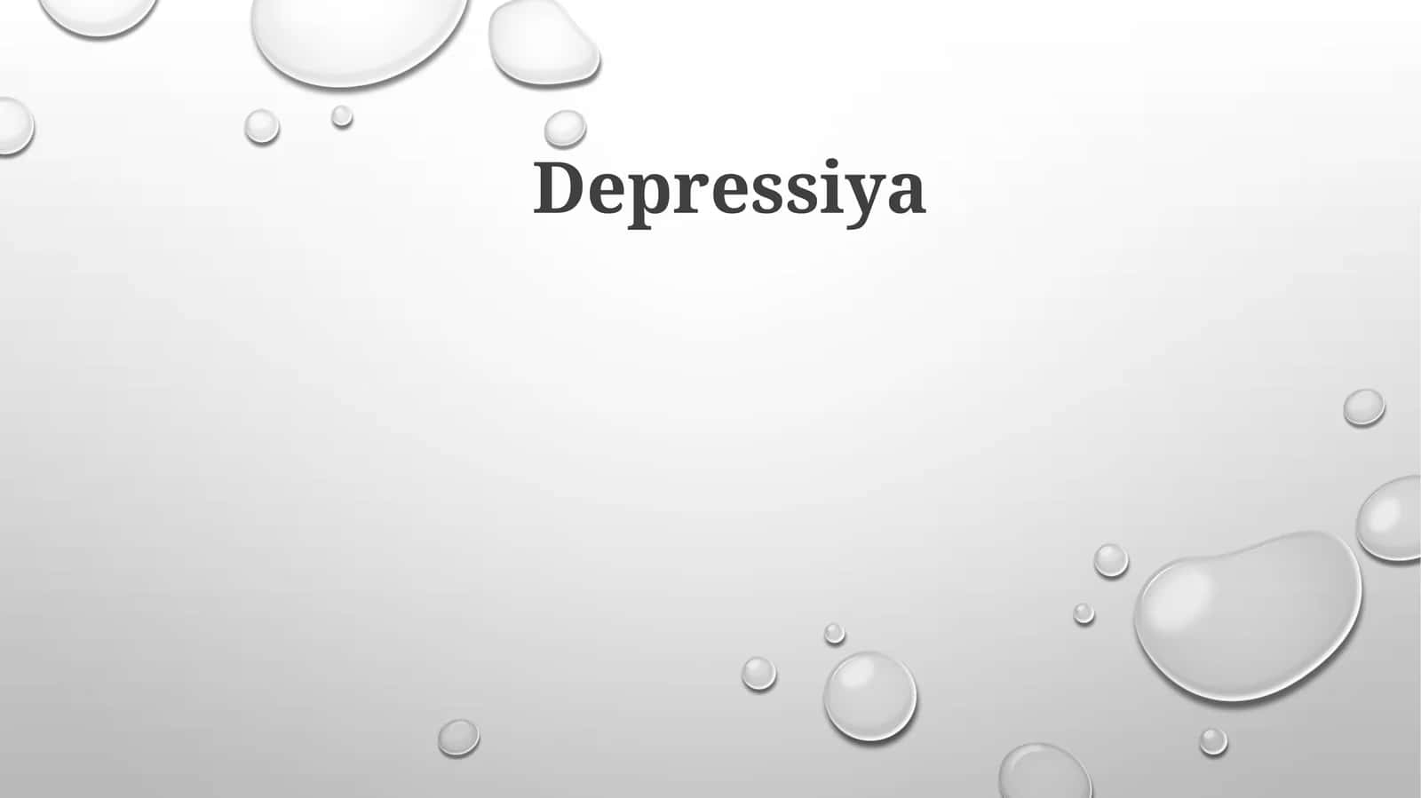 Depressiya 1