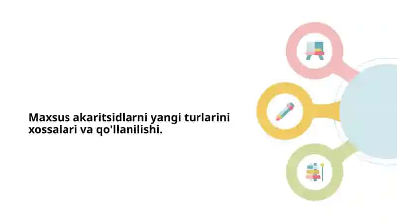 Maxsus akaritsidlarni yangi turlarining xossalari va qo'llanilishi