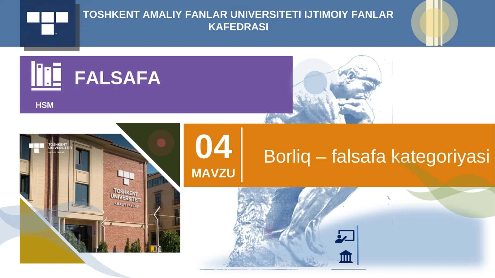 Borliq – falsafa kategoriyasi 1