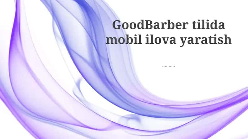 Ilovaning dizayni 1