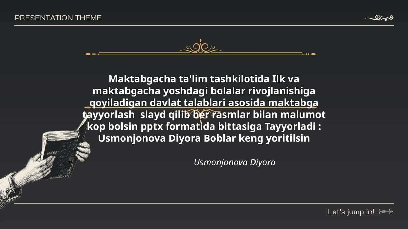 Maktabgacha ta'limda bolalar rivojlanishi 1
