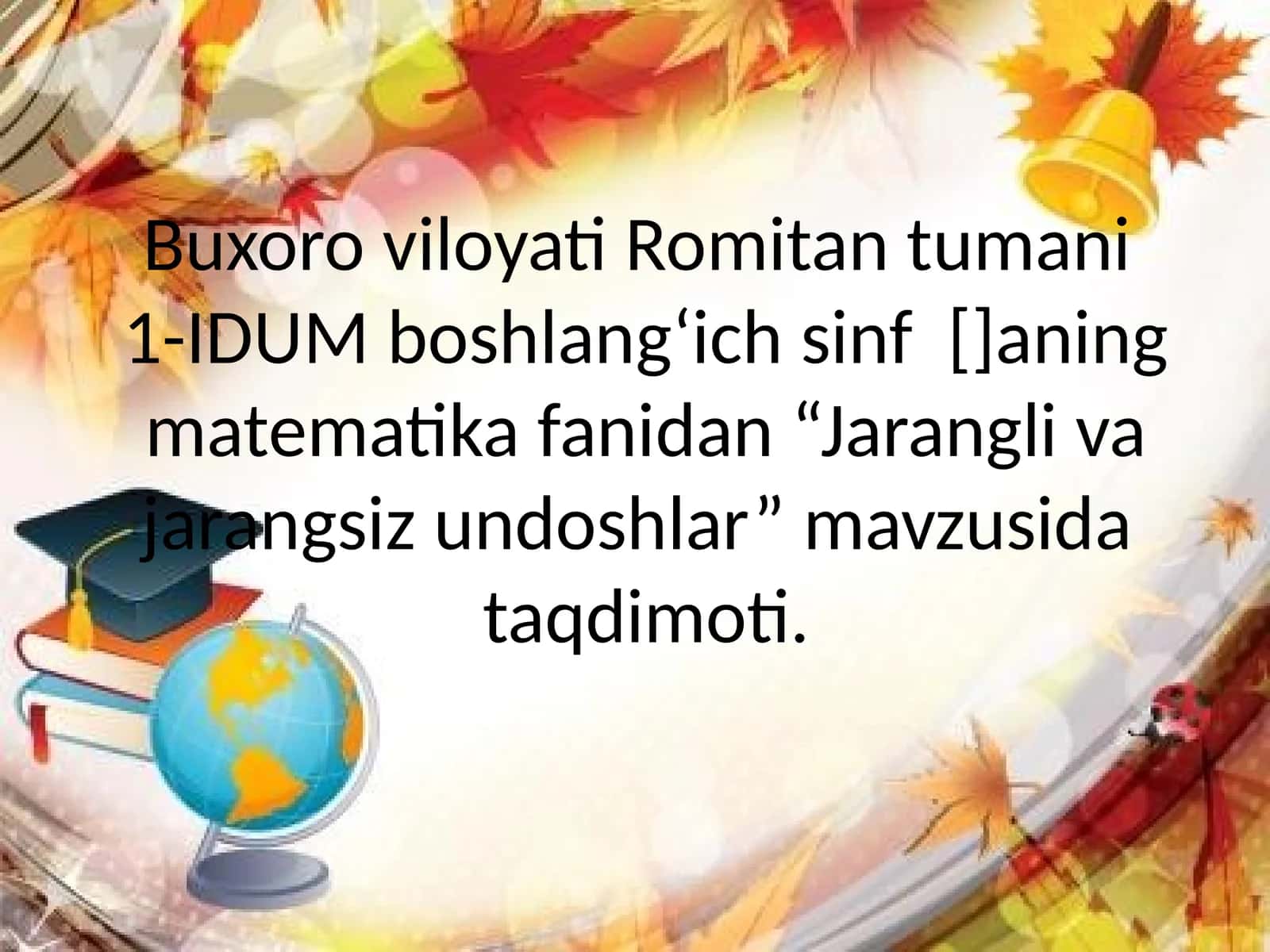 Jarangli va jarangsiz undoshlar 1