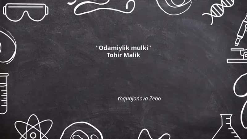 "Odamiylik mulki" 1