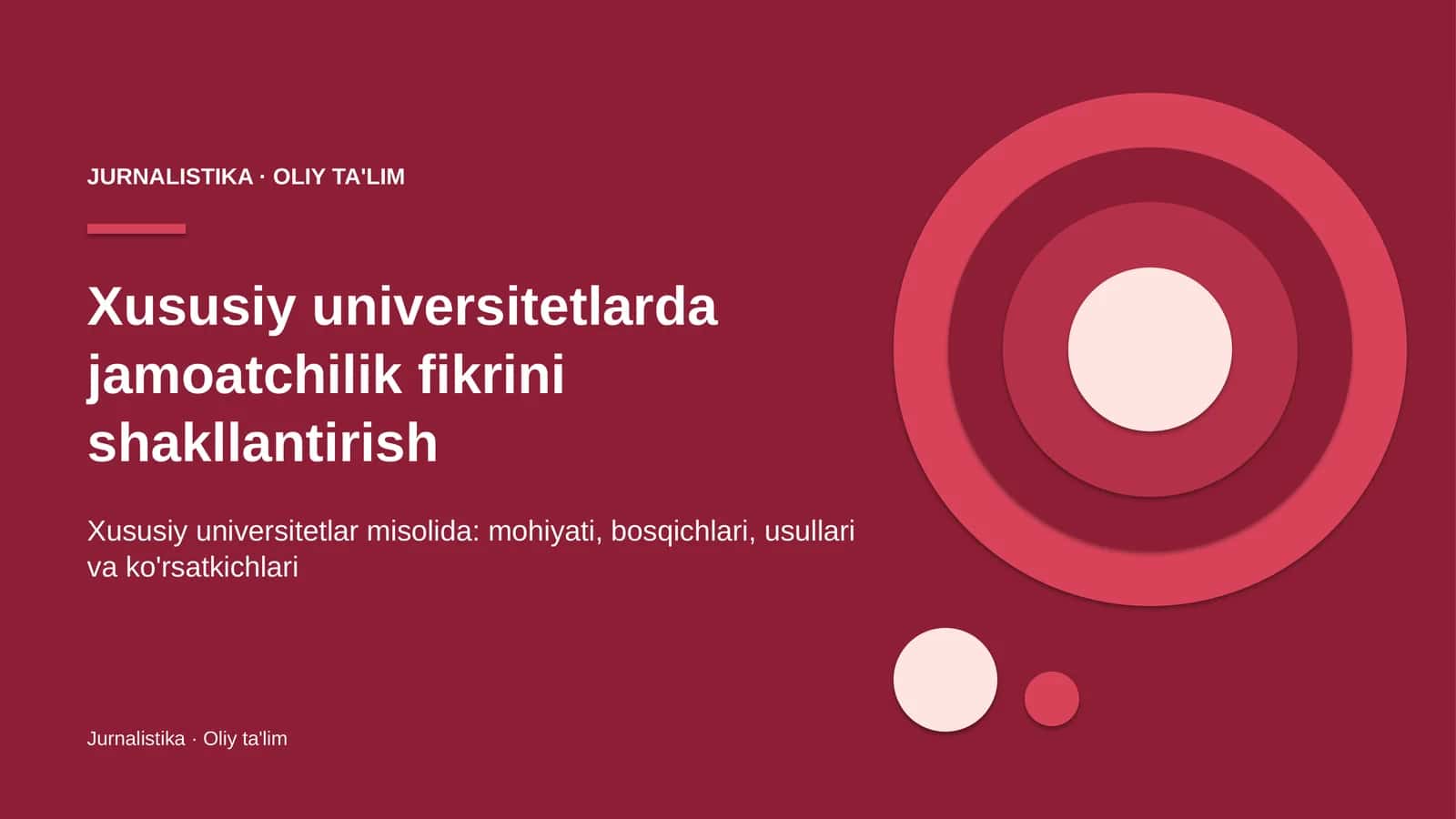 Xususiy universitetlarda jamoatchilik fikrini shakllantirish 1