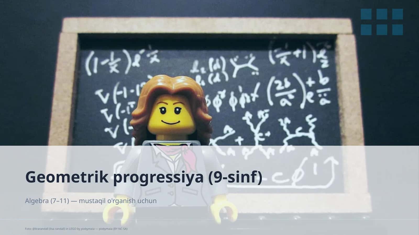 Geometrik progressiya (9-sinf) 1