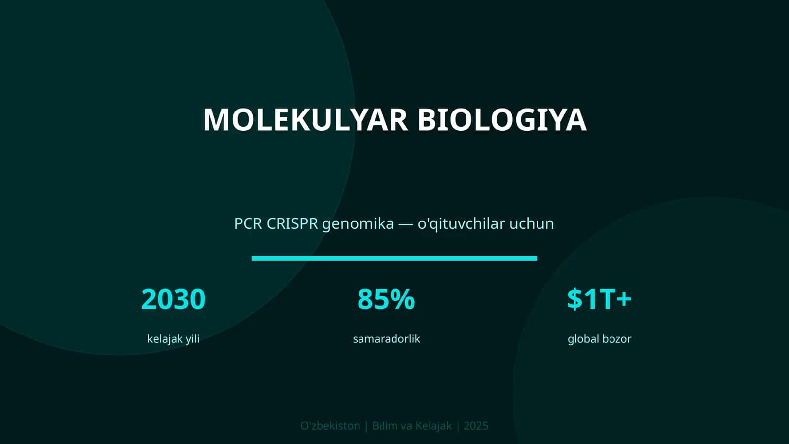 MOLEKULYAR BIOLOGIYA 1